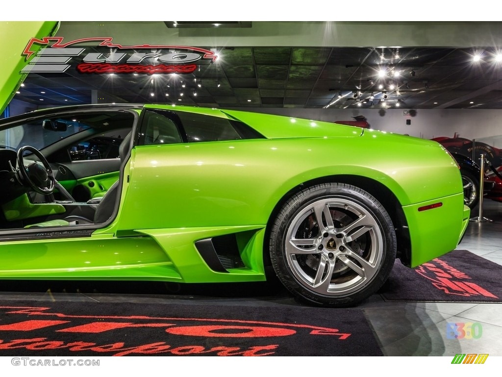 2008 Murcielago LP640 Coupe - Verde Ithaca (Pearl Green) / Nero Perseus photo #13