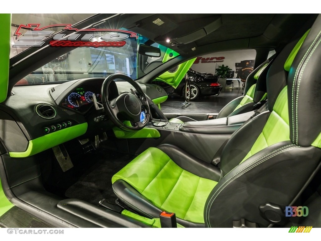 2008 Murcielago LP640 Coupe - Verde Ithaca (Pearl Green) / Nero Perseus photo #22