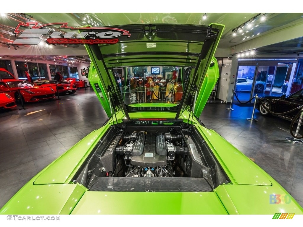 2008 Murcielago LP640 Coupe - Verde Ithaca (Pearl Green) / Nero Perseus photo #24