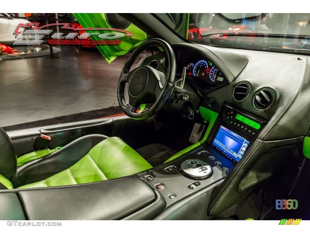 2008 Murcielago LP640 Coupe - Verde Ithaca (Pearl Green) / Nero Perseus photo #38
