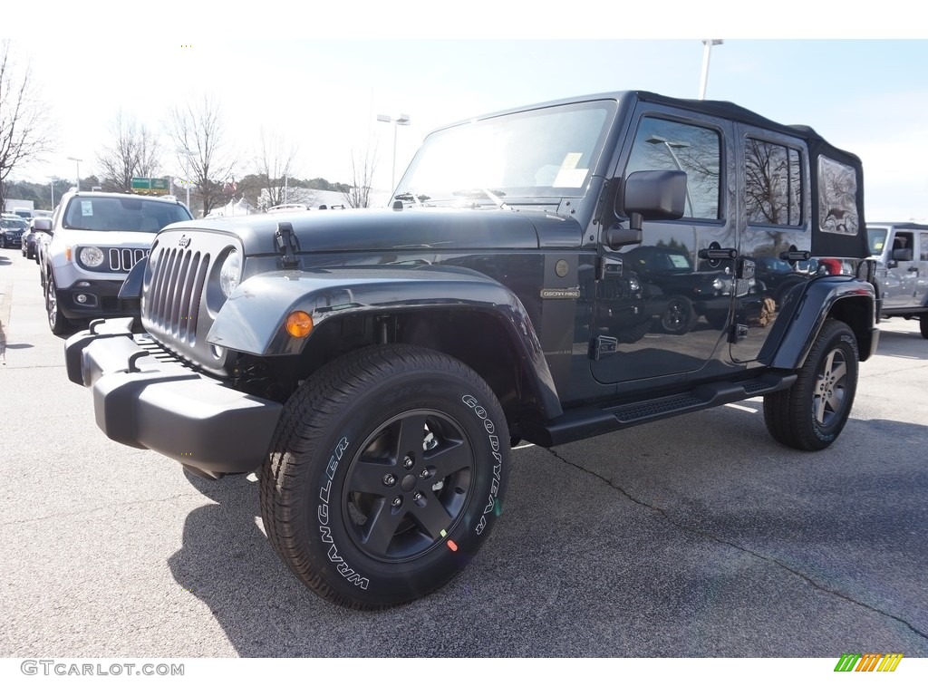 2016 Wrangler Unlimited Sport 4x4 - Rhino / Black photo #1