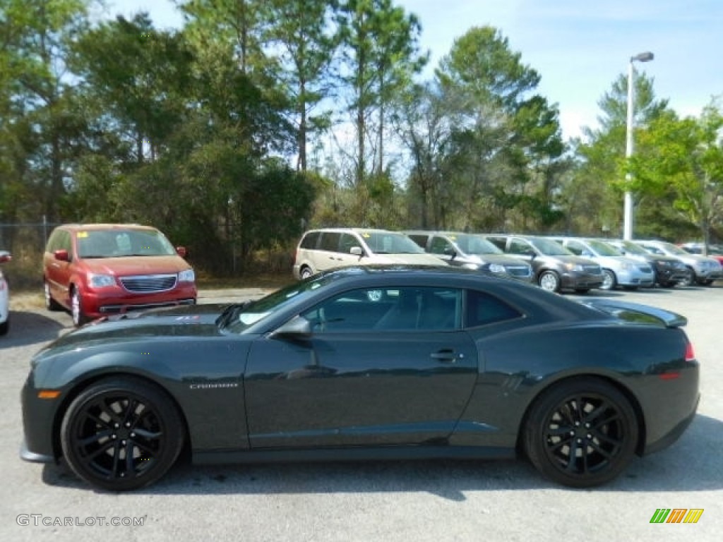 Ashen Gray Metallic 2015 Chevrolet Camaro ZL1 Coupe Exterior Photo #111302107