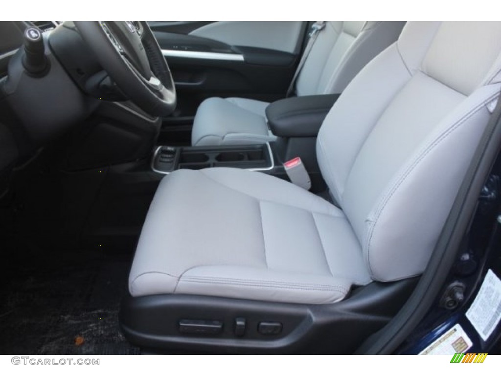 2016 CR-V Touring - Obsidian Blue Pearl / Gray photo #10