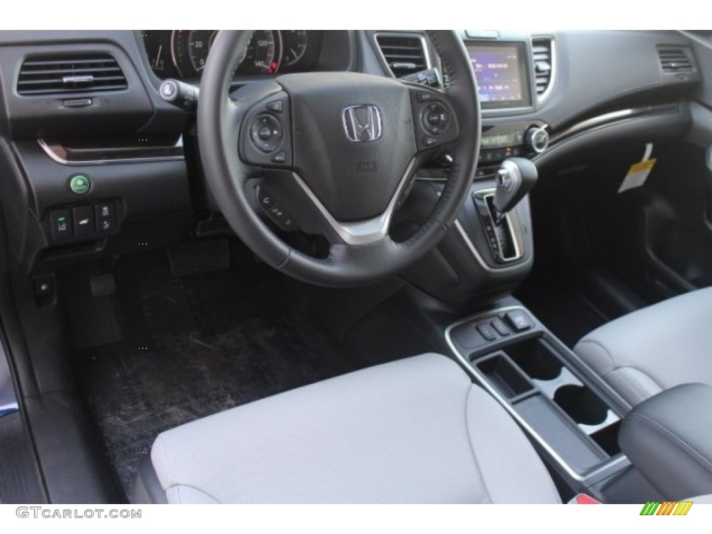 2016 CR-V Touring - Obsidian Blue Pearl / Gray photo #12