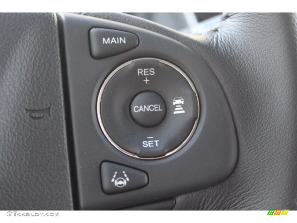 2016 CR-V Touring - Obsidian Blue Pearl / Gray photo #16