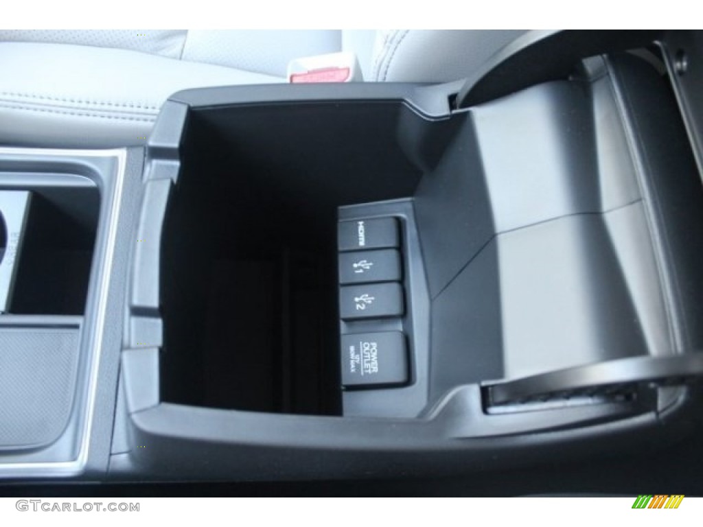 2016 CR-V Touring - Obsidian Blue Pearl / Gray photo #27