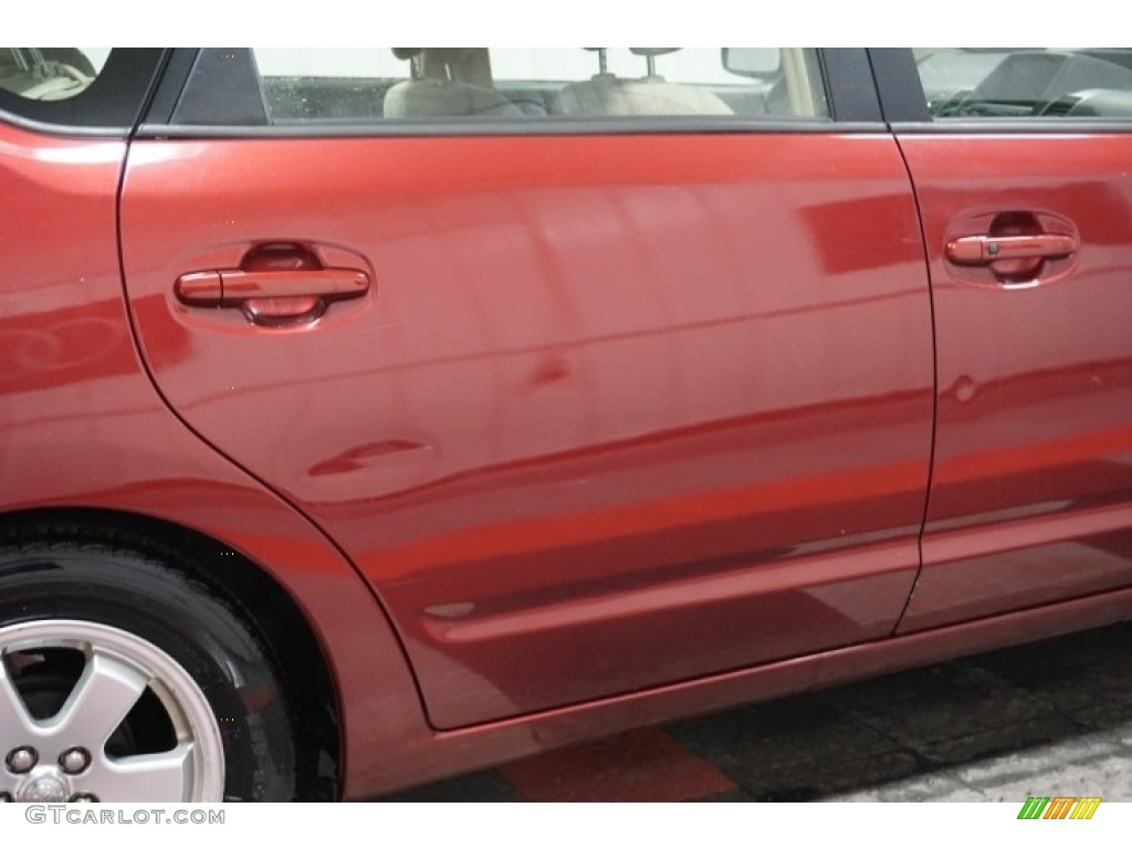 2005 Prius Hybrid - Salsa Red Pearl / Ivory/Brown photo #58