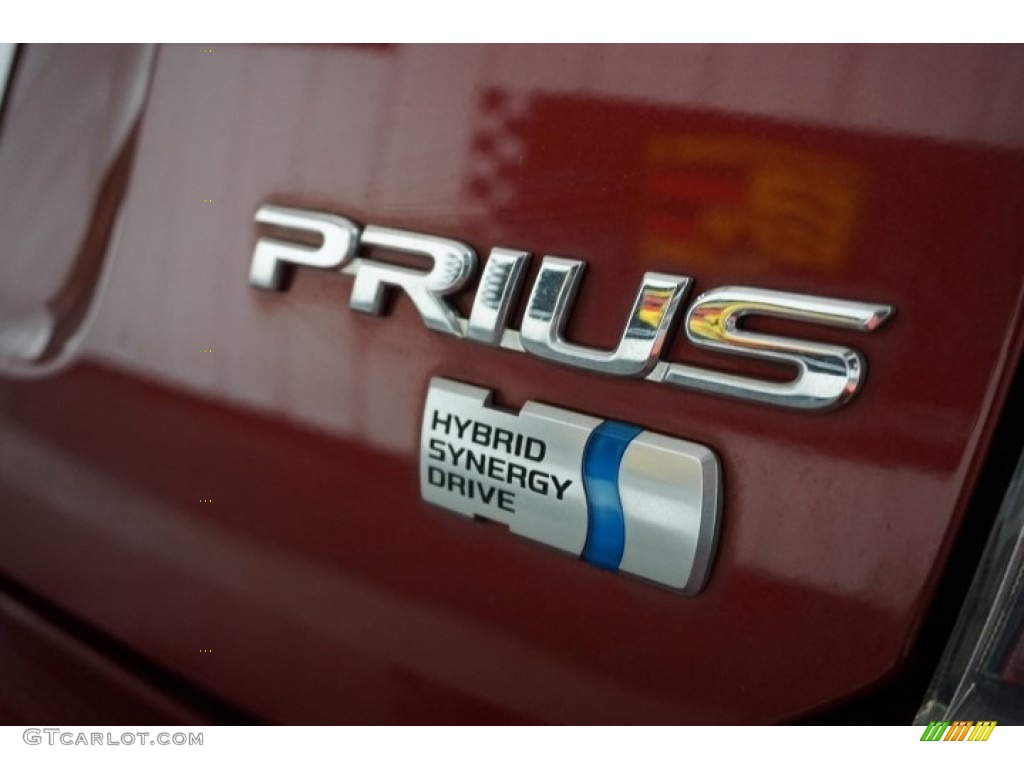 2005 Prius Hybrid - Salsa Red Pearl / Ivory/Brown photo #86