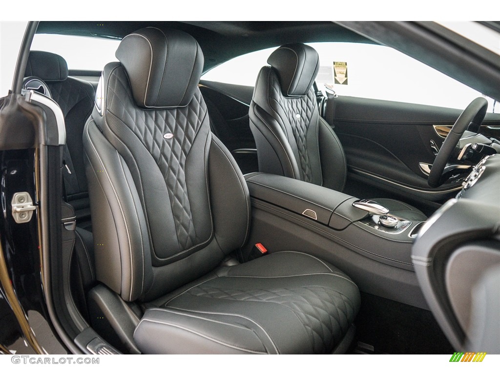 designo Black Interior 2016 Mercedes-Benz S 550 4Matic Coupe Photo #111306500
