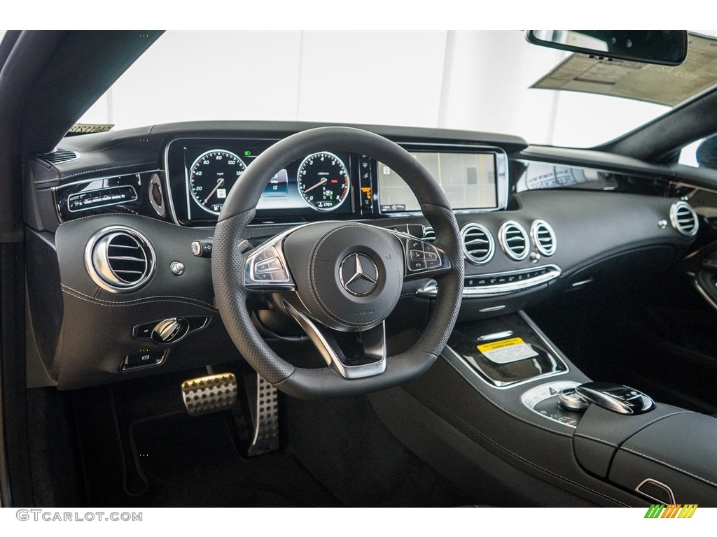 2016 Mercedes-Benz S 550 4Matic Coupe designo Black Dashboard Photo #111306587