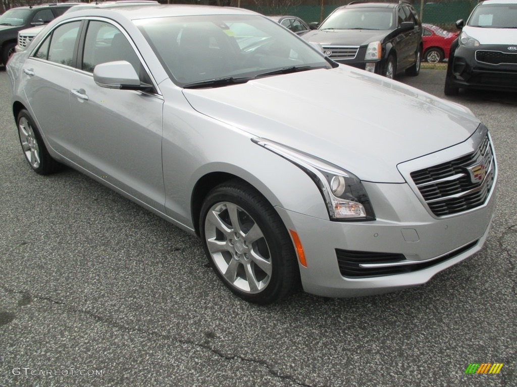 Radiant Silver Metallic 2016 Cadillac ATS 2.0T Luxury AWD Sedan Exterior Photo #111306896