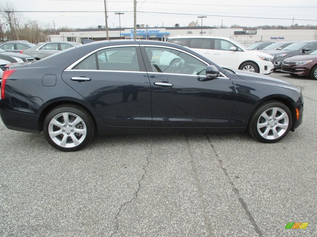 Dark Adriatic Blue Metallic 2016 Cadillac ATS 2.0T Performance AWD Sedan Exterior Photo #111307874