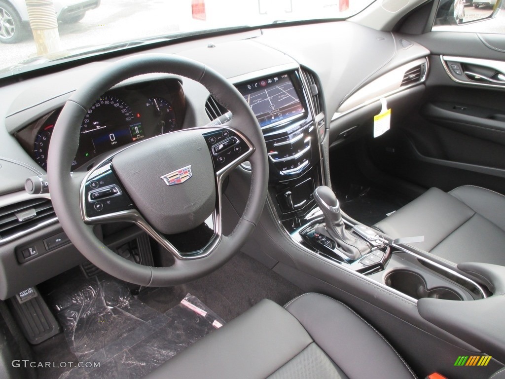 Jet Black Interior 2016 Cadillac ATS 3.6 Luxury Sedan Photo #111308519