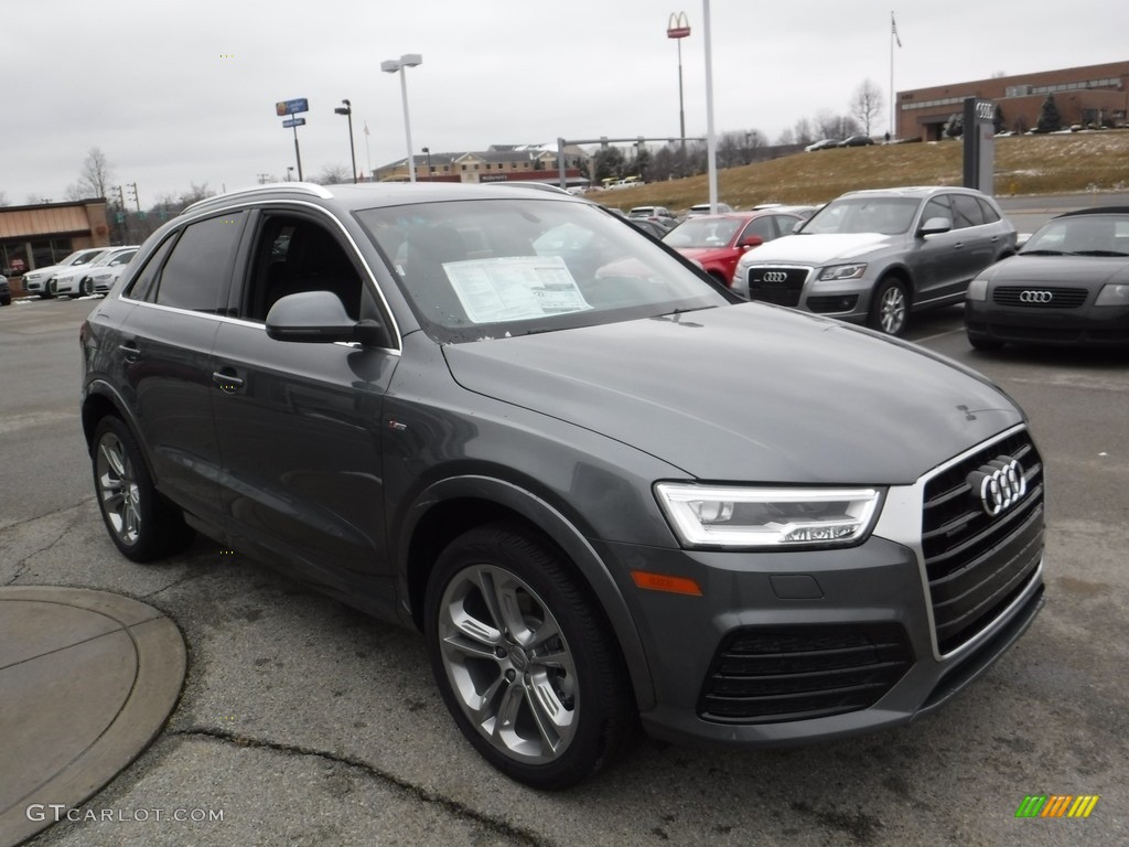 Monsoon Gray Metallic 2016 Audi Q3 2.0 TSFI Prestige quattro Exterior Photo #111309719