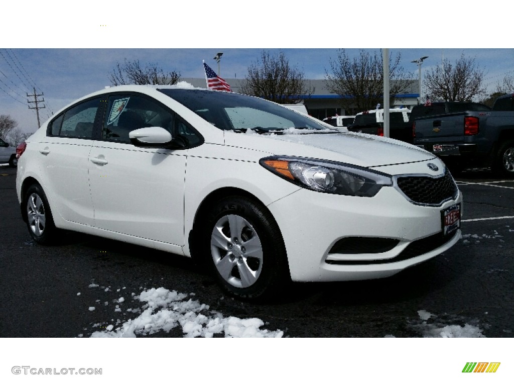 2016 Snow White Pearl Kia Forte Lx Sedan 111306267 Gtcarlot Snow White Pearl Kia Forte