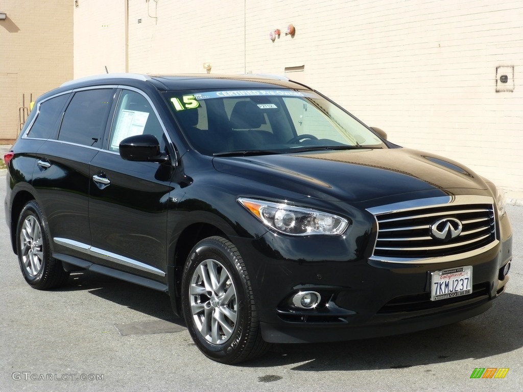 2015 QX60 3.5 AWD - Black Obsidian / Graphite photo #1