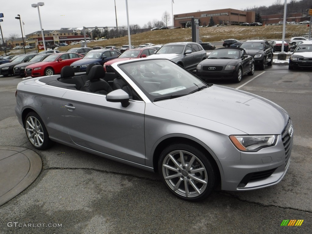 Florett Silver Metallic 2016 Audi A3 2.0 Premium quattro Cabriolet Exterior Photo #111310686