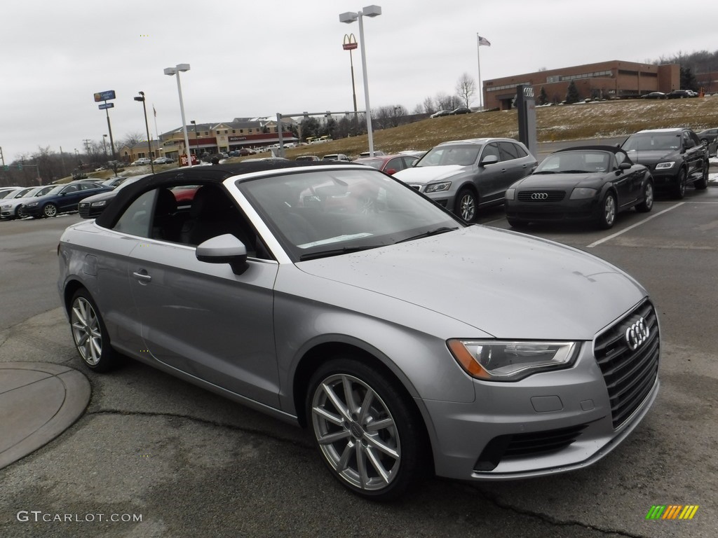 Florett Silver Metallic 2016 Audi A3 2.0 Premium quattro Cabriolet Exterior Photo #111310707
