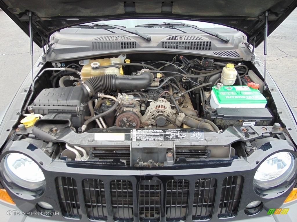2005 Liberty Sport 4x4 - Black Clearcoat / Medium Slate Gray photo #11