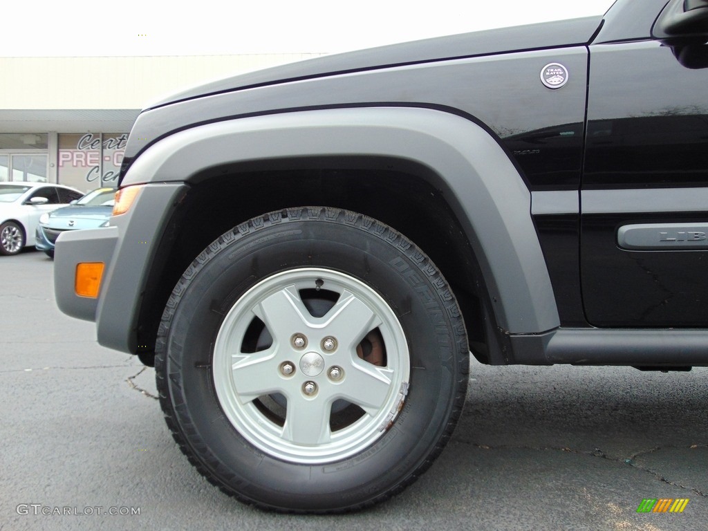 2005 Liberty Sport 4x4 - Black Clearcoat / Medium Slate Gray photo #12