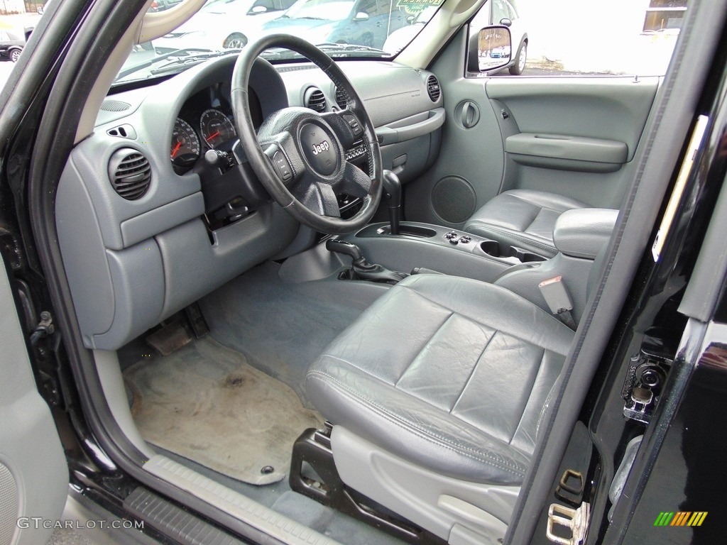 2005 Liberty Sport 4x4 - Black Clearcoat / Medium Slate Gray photo #15