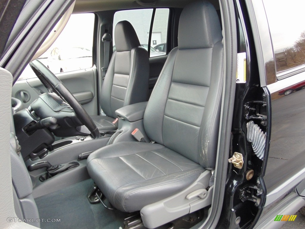 2005 Liberty Sport 4x4 - Black Clearcoat / Medium Slate Gray photo #16