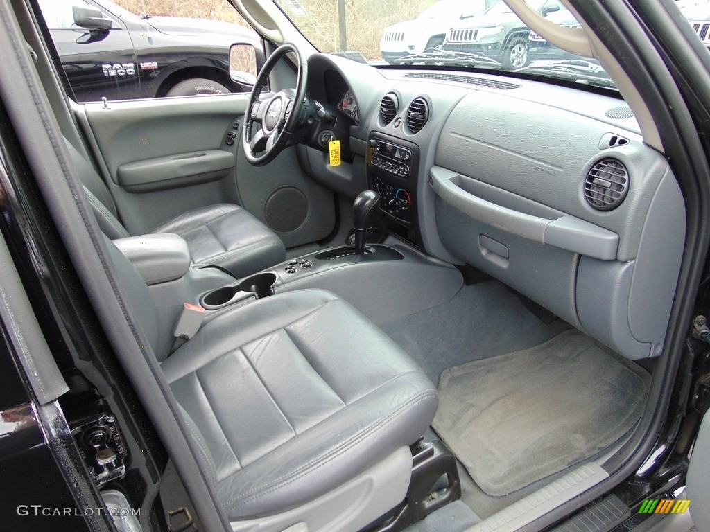 2005 Liberty Sport 4x4 - Black Clearcoat / Medium Slate Gray photo #19