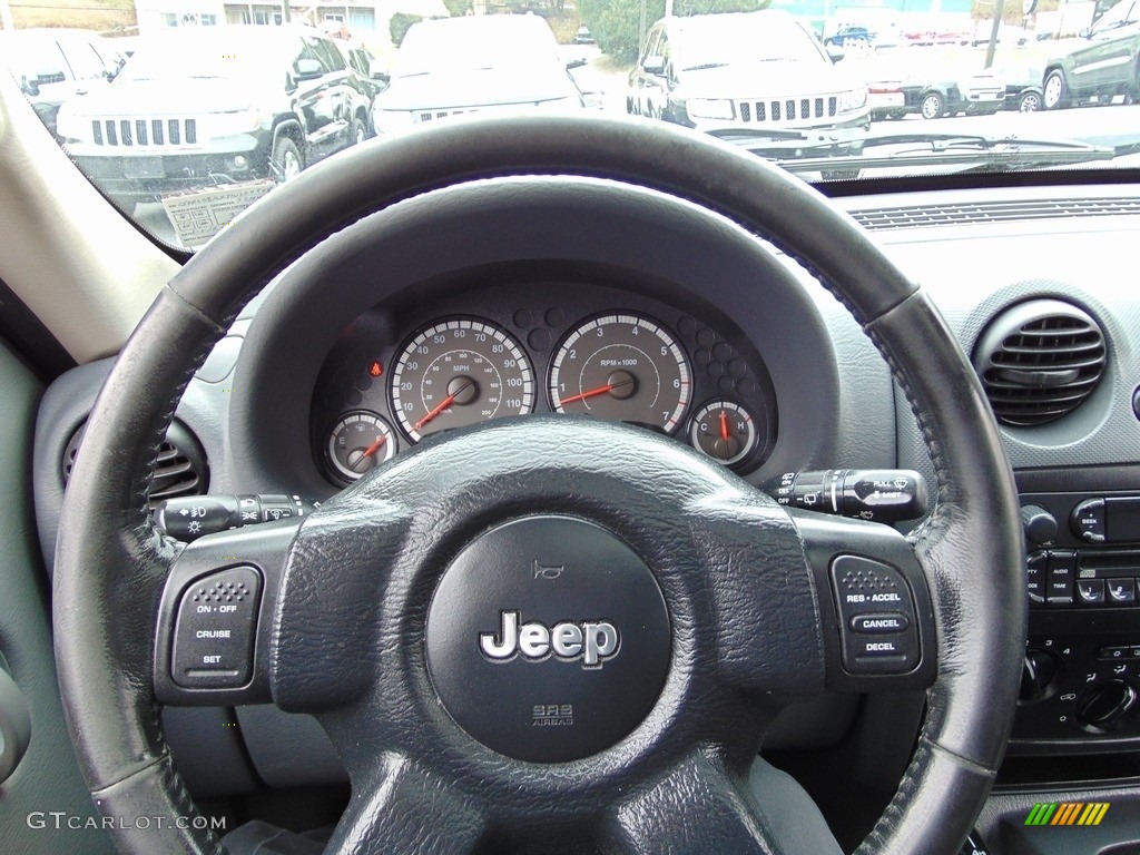 2005 Liberty Sport 4x4 - Black Clearcoat / Medium Slate Gray photo #28