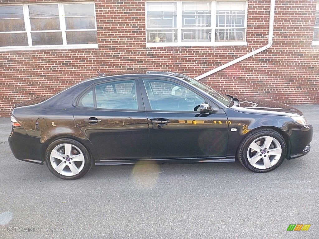 2011 9-3 2.0T Sport Sedan - Jet Black Metallic / Black photo #6
