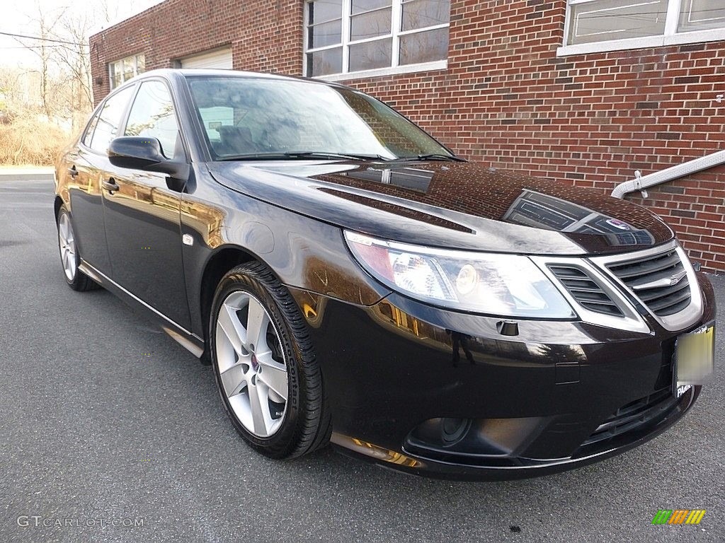 2011 9-3 2.0T Sport Sedan - Jet Black Metallic / Black photo #7