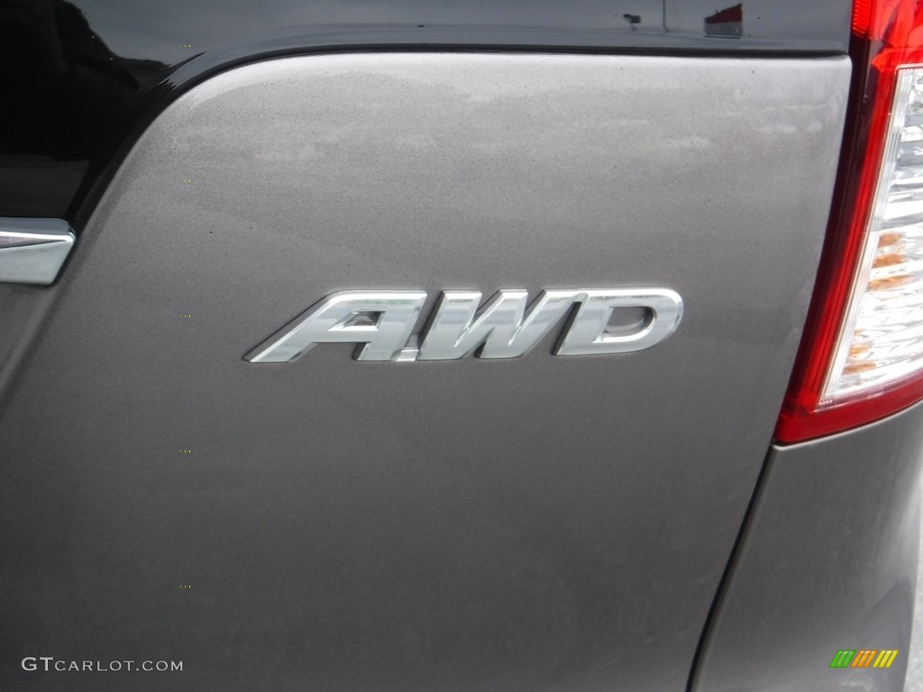 2014 CR-V EX-L AWD - Urban Titanium Metallic / Beige photo #9