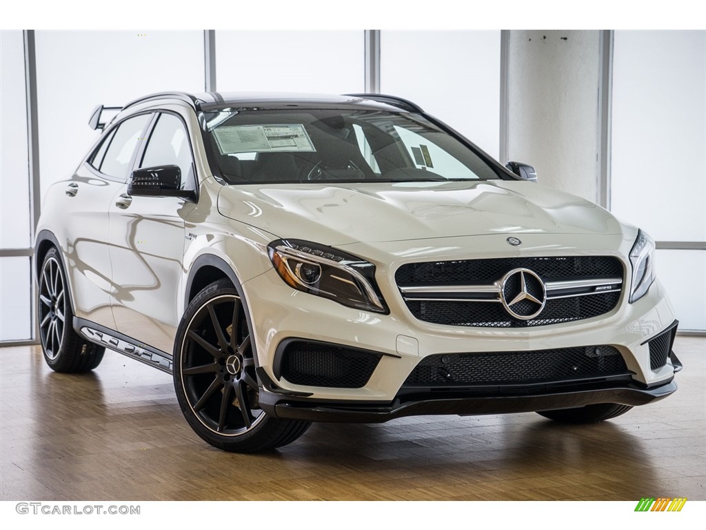 Cirrus White 2016 Mercedes-Benz GLA 45 AMG Exterior Photo #111313268
