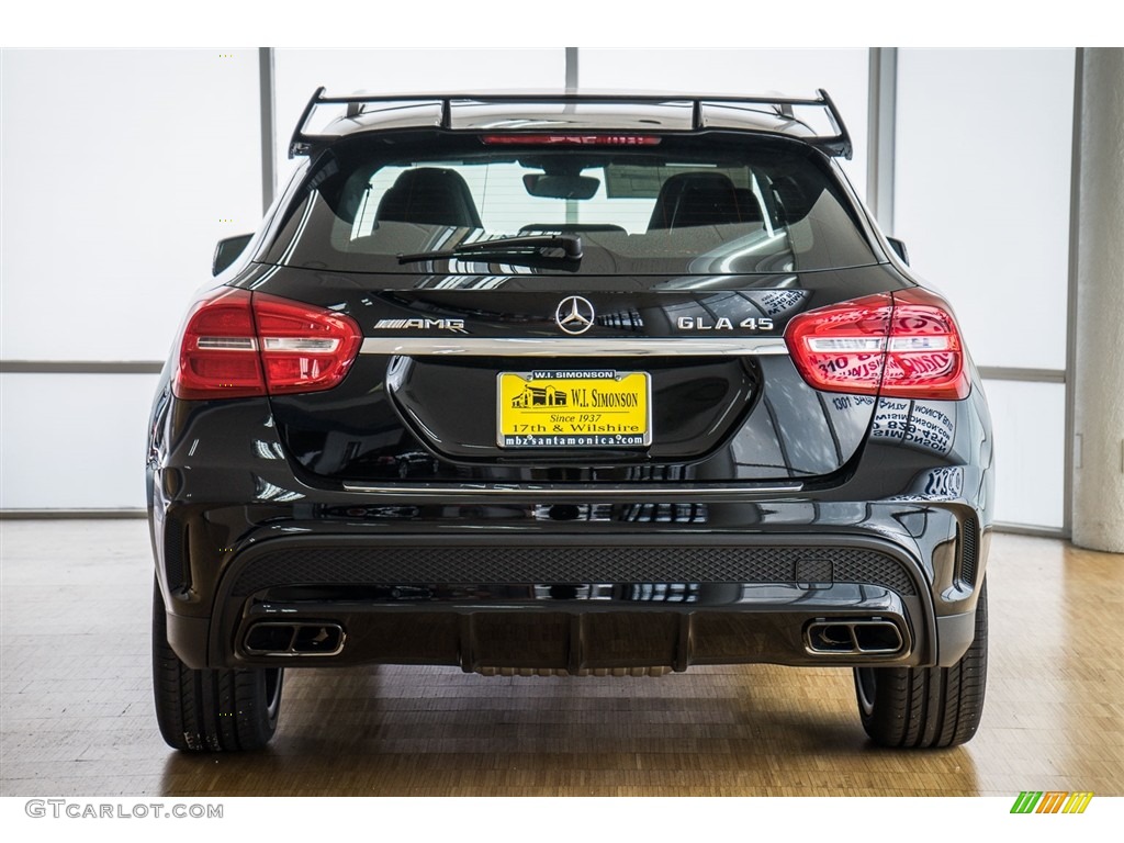 2016 GLA 45 AMG - Night Black / Black "Red Cut" Leather photo #4