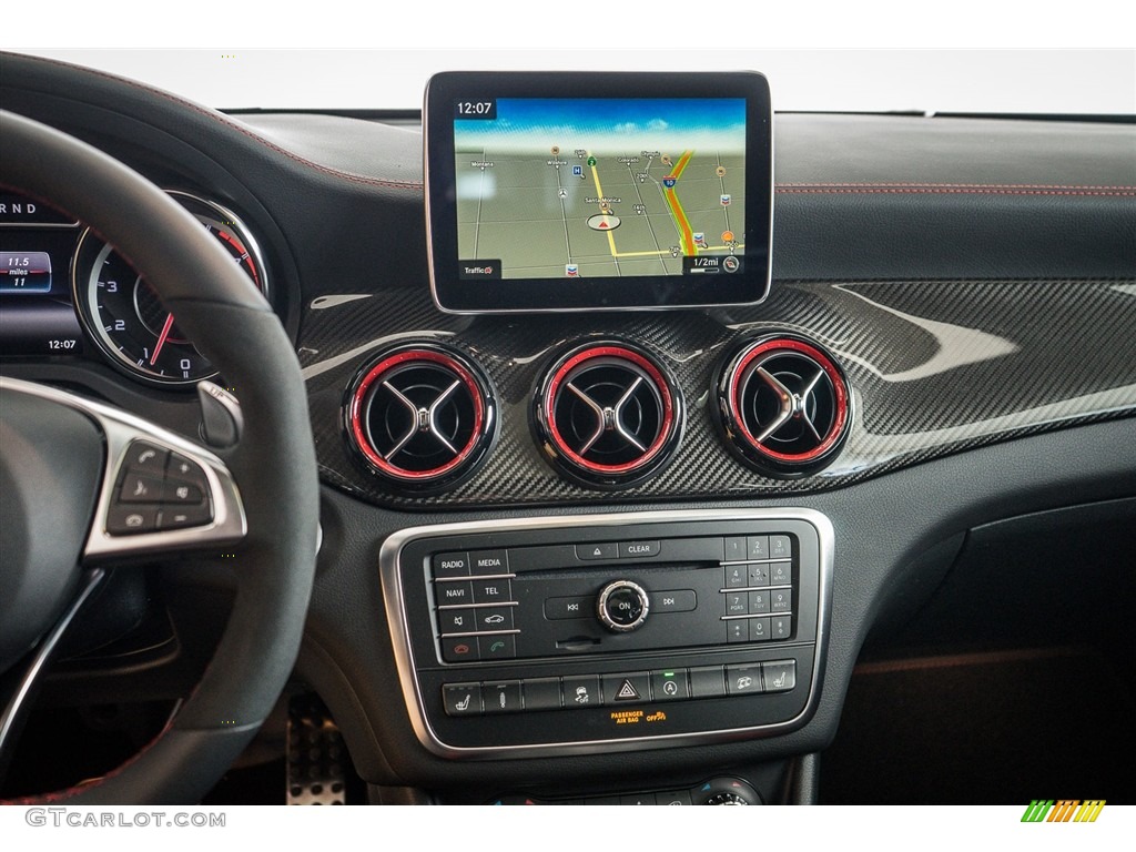 2016 GLA 45 AMG - Night Black / Black "Red Cut" Leather photo #8
