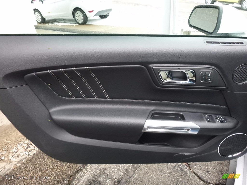2016 Ford Mustang EcoBoost Coupe Dark Ceramic Door Panel Photo #111313844