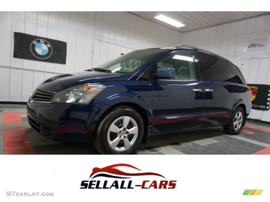 2007 Quest 3.5 S - Majestic Blue Metallic / Gray photo #1