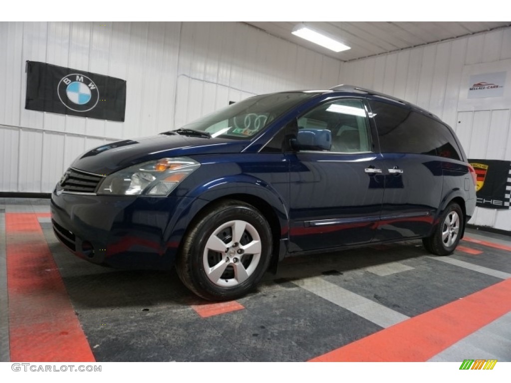 2007 Quest 3.5 S - Majestic Blue Metallic / Gray photo #2