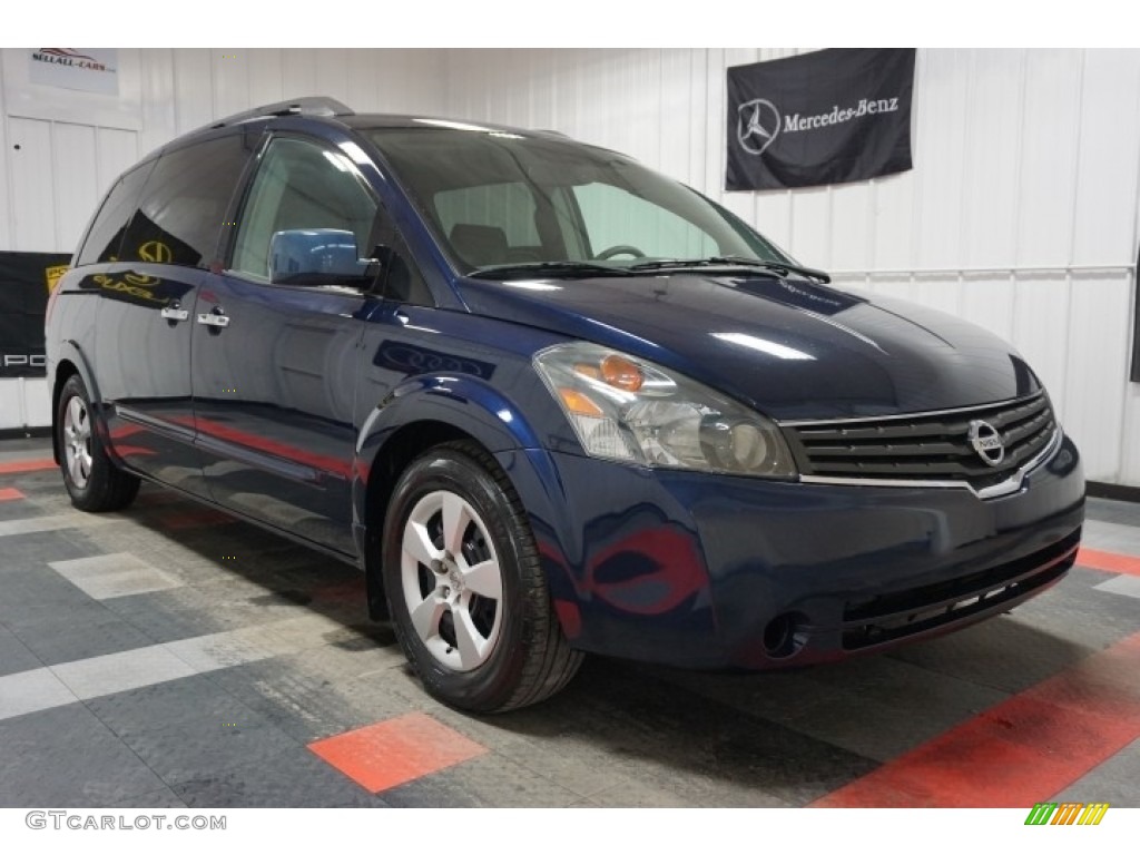 2007 Quest 3.5 S - Majestic Blue Metallic / Gray photo #5