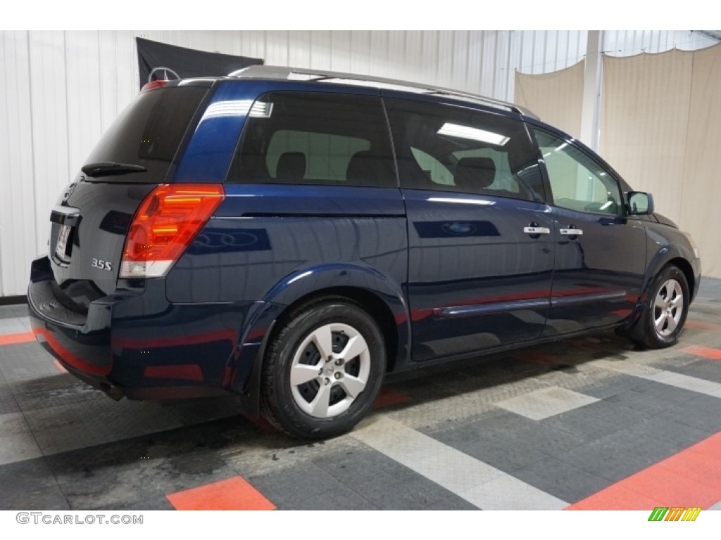 2007 Quest 3.5 S - Majestic Blue Metallic / Gray photo #7