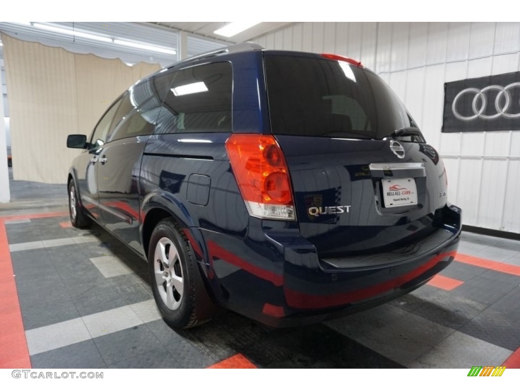 2007 Quest 3.5 S - Majestic Blue Metallic / Gray photo #10