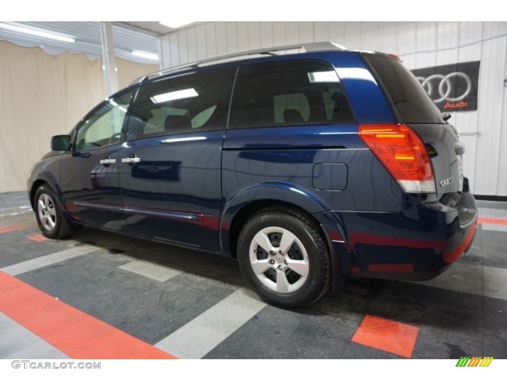 2007 Quest 3.5 S - Majestic Blue Metallic / Gray photo #11
