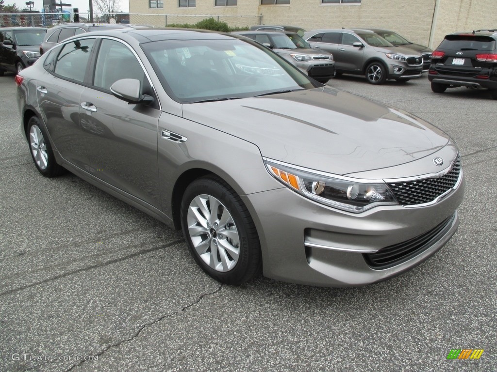 Titanium Gray 2016 Kia Optima EX Exterior Photo #111317160