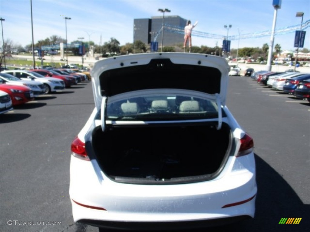 2017 Elantra Limited - White / Beige photo #9