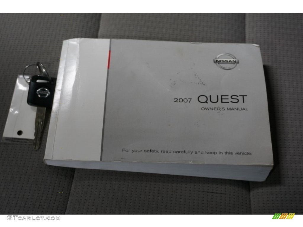 2007 Quest 3.5 S - Majestic Blue Metallic / Gray photo #45