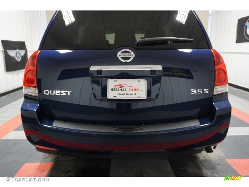 2007 Quest 3.5 S - Majestic Blue Metallic / Gray photo #70