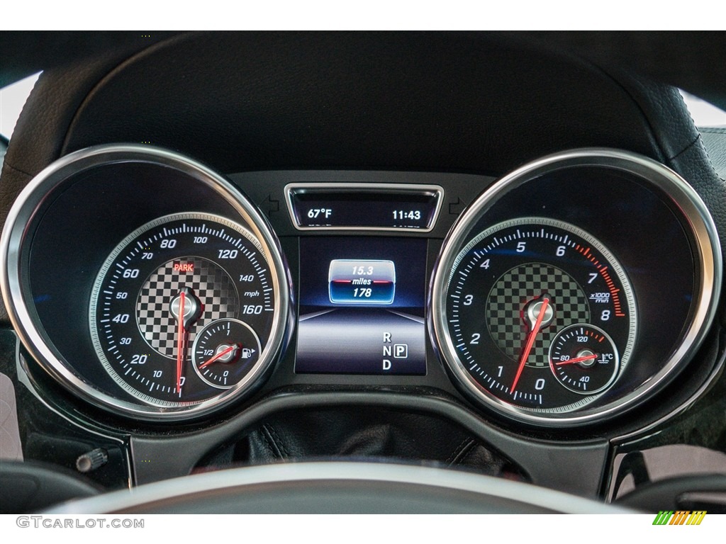 2016 Mercedes-Benz GLE 450 AMG 4Matic Coupe Gauges Photo #111318473