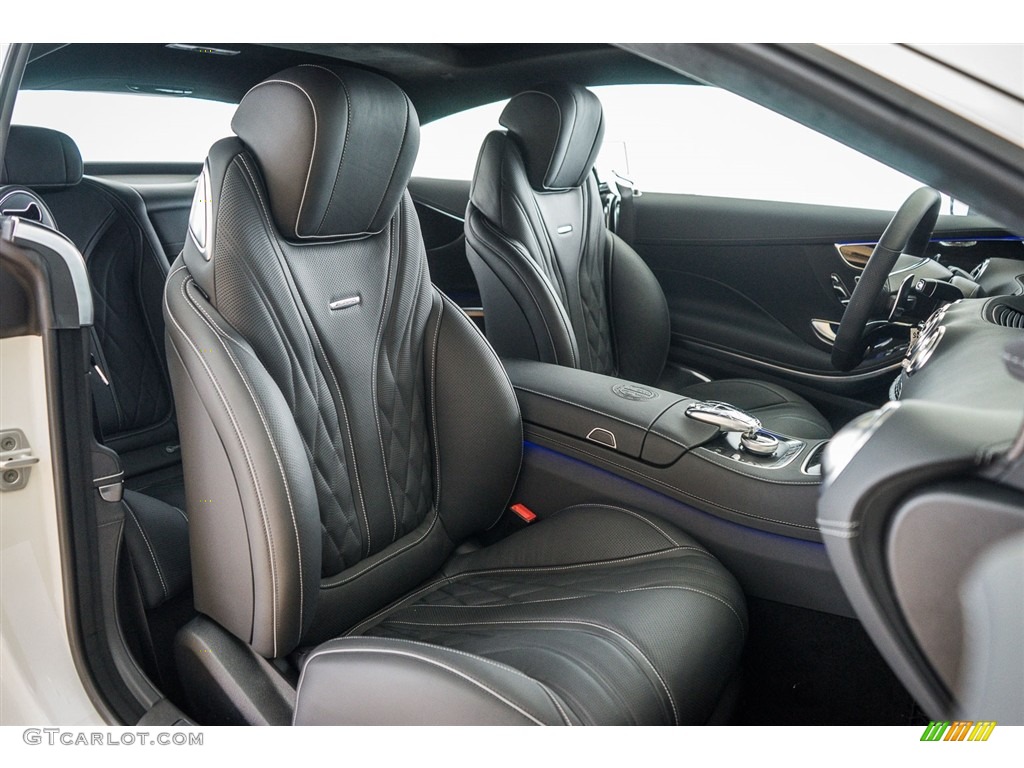 designo Black Interior 2016 Mercedes-Benz S 63 AMG 4Matic Coupe Photo #111319427