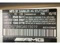 799: designo Diamond White Metallic 2016 Mercedes-Benz S 63 AMG 4Matic Coupe Color Code