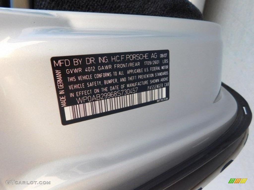2008 911 Carrera S Coupe - Arctic Silver Metallic / Black photo #35