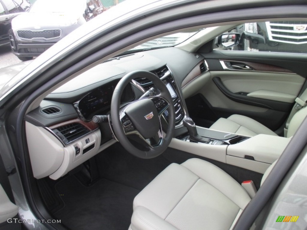 Light Platinum/Jet Black Interior 2016 Cadillac CTS 3.6 Luxury AWD Sedan Photo #111320144